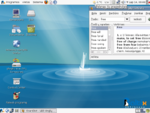 Baltix GNU/Linux sistemos nuotrauka (atverta žodyno programa)