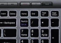 Sony VAIO F klaviatūra su naktiniu apšvietimu