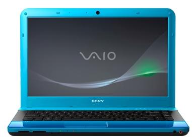 Sony VAIO E serija priekis mėlyna