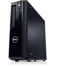 DELL Desktop Vostro 260 - nedidelis, ekonomiškas stacionarus kompiuteris su sparčiu šiuolaikiniu dviejų branduolių procesoriumi ir programomis verslui, internetui ir pramogoms